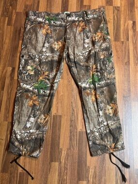 Pursuit Gear Realtree EDGE Stretch Waist Band Camo Pants Men’s 4XL